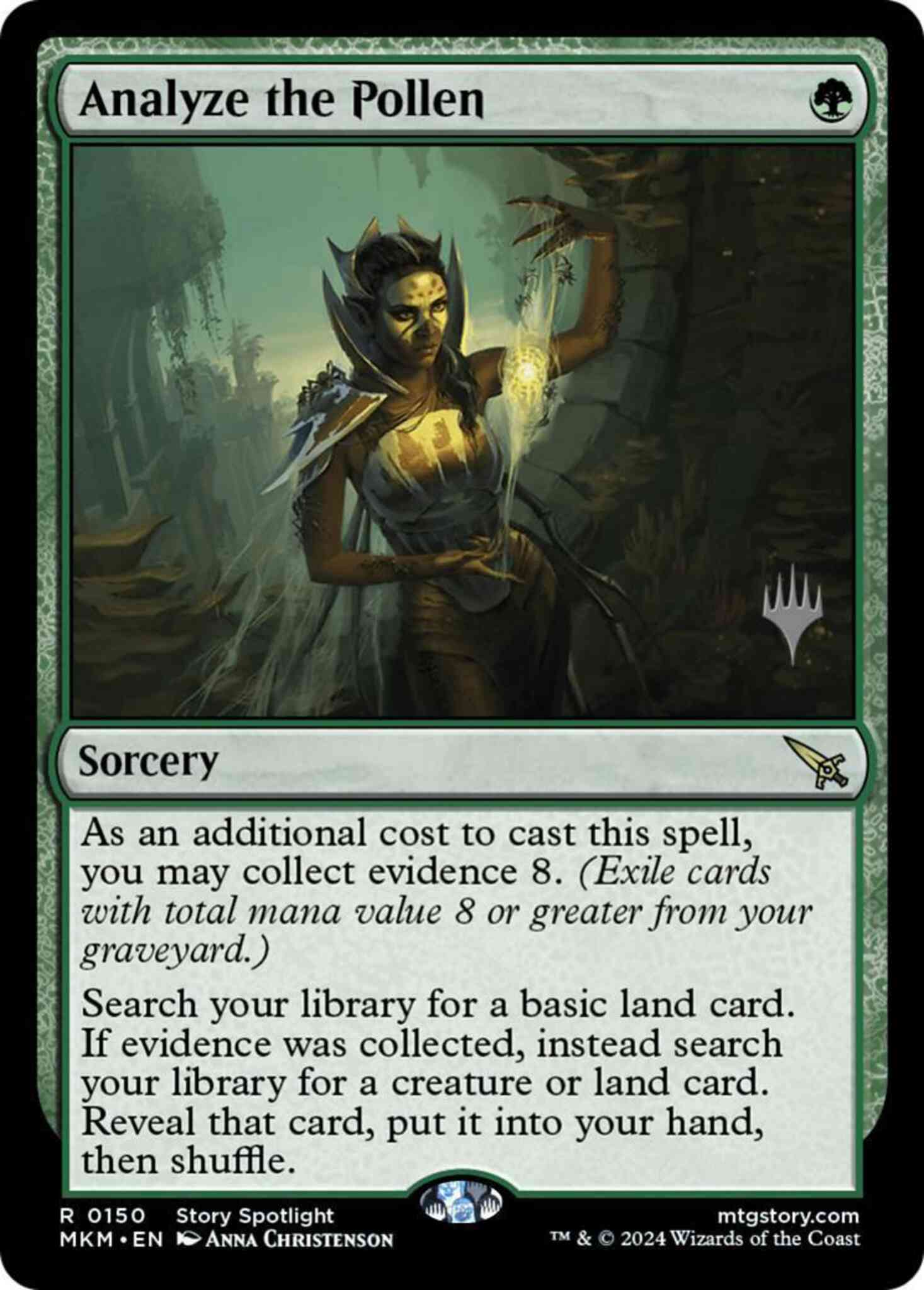 Analyze the Pollen [150p] [Promo Pack] [Murders at Karlov Manor: Promos] [Non-Foil]