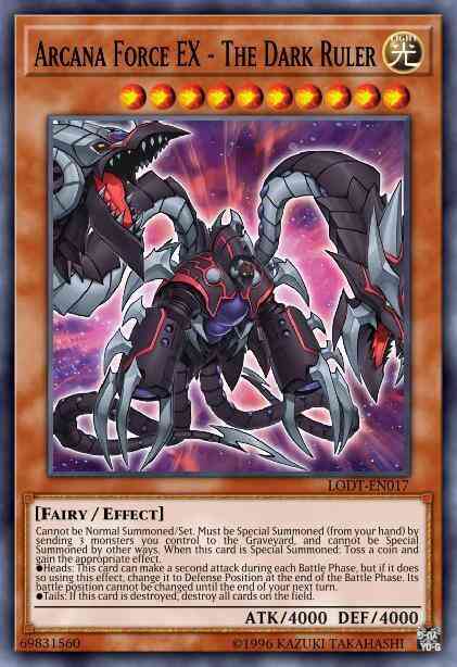 Arcana Force EX - The Dark Ruler - SP13-EN043 - Starfoil Rare - Unlimited