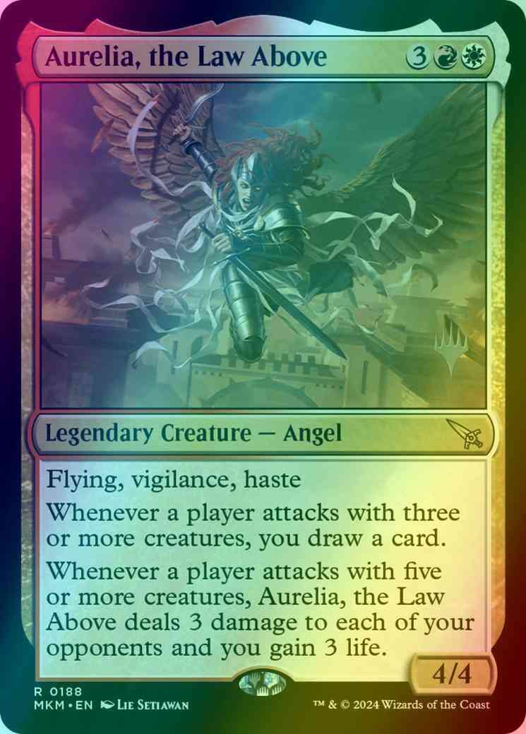 Aurelia, the Law Above [188p] [Promo Pack] [Murders at Karlov Manor: Promos] [Foil]