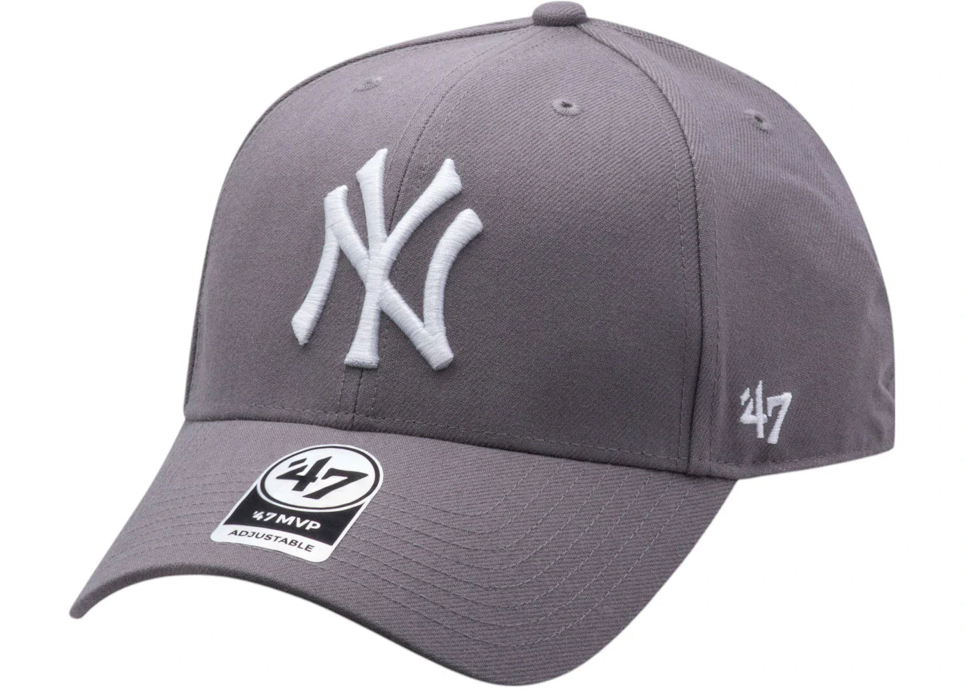 47 Brand MVP MLB New York Yankees Snapback Baseball Cap Grey