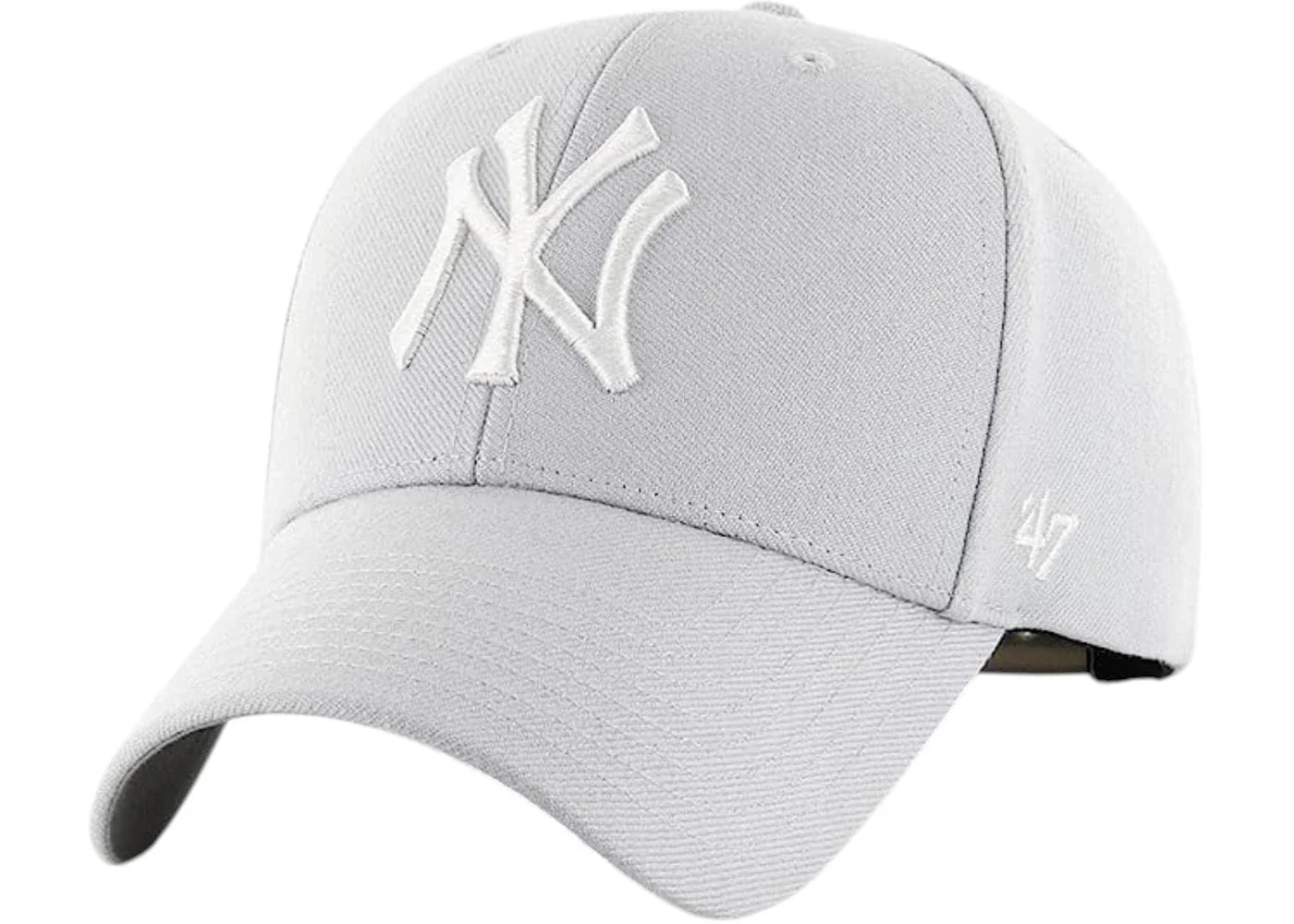 47 Brand MVP MLB New York Yankees Snapback Baseball Cap Steel Grey