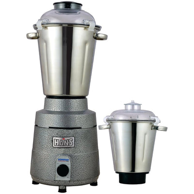 HANS Dominar X Pro 2200 Watts 3 HP Commercial Mixer Grinder With 2 Jar Heavy Duty | Black Grey