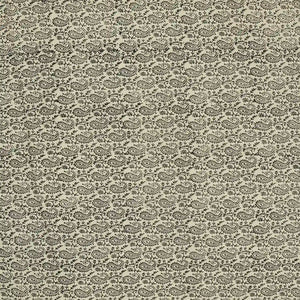 Taupe Woven Jaipur Cotton Saree Printed With Black Floral Motifs