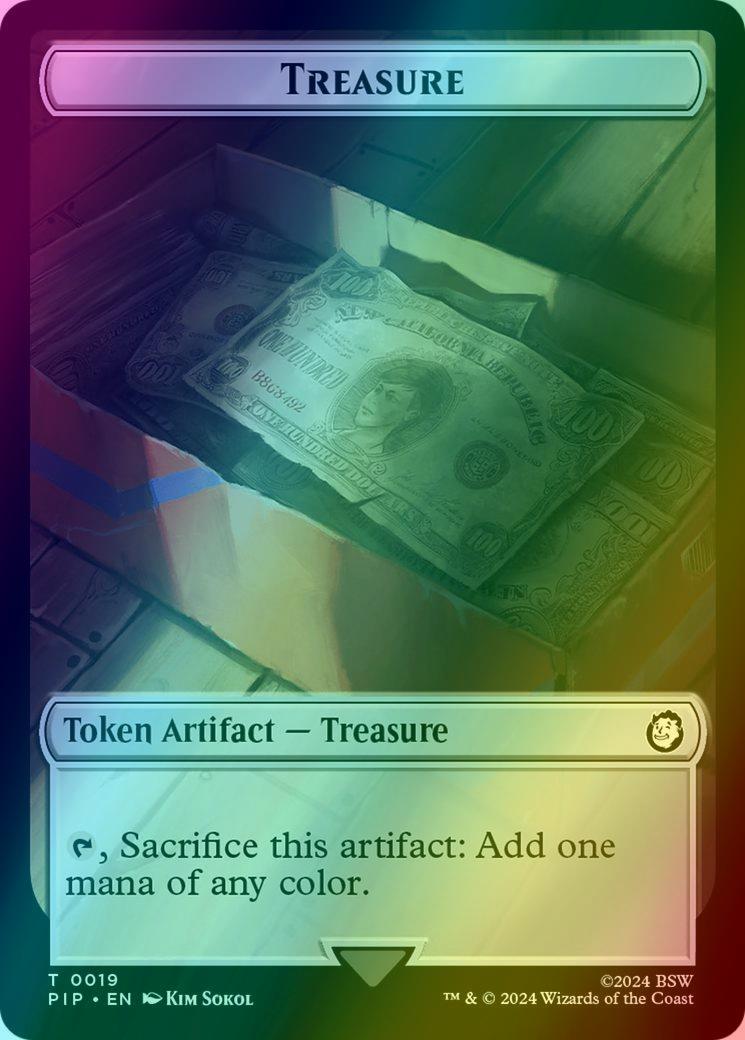 Alien Token (06) // Treasure Token (19) [Fallout: Tokens] [Foil]