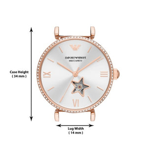 Emporio Armani Gianni T-Bar Silver Dial Women 34mm