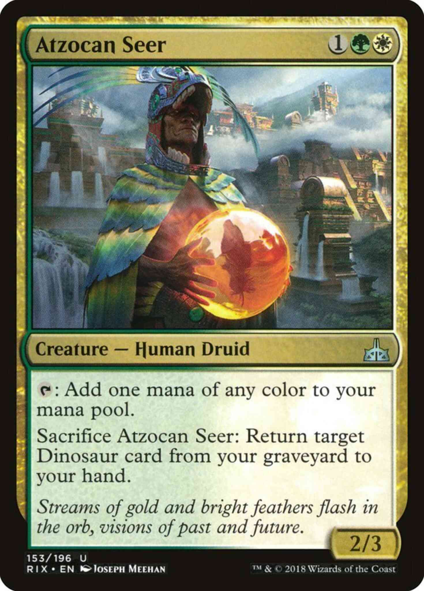 Atzocan Seer [153] [Rivals of Ixalan] [Non-Foil]