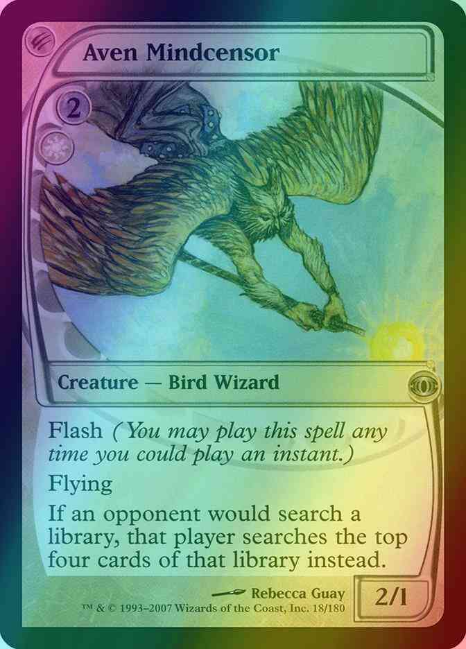 Aven Mindcensor [18] [Future Sight] [Foil]