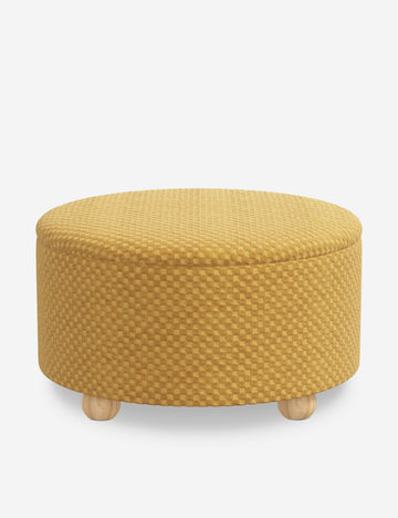 Hi-Lo Checker Goldenrod by Sarah Sherman Samuel