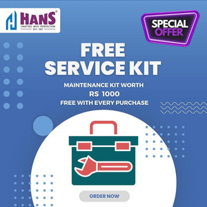 HANS Dominar X Pro 2500 Watts 3.5 HP Commercial Mixer Grinder With 3 Jar Heavy Duty | Black Grey