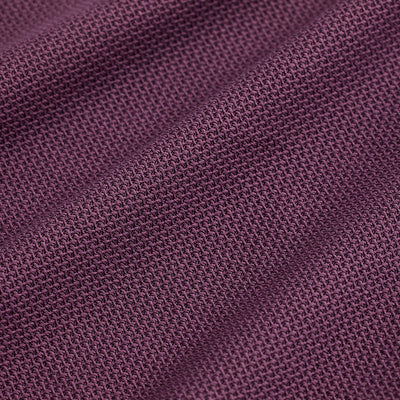 Purple Textured Polo T-Shirt