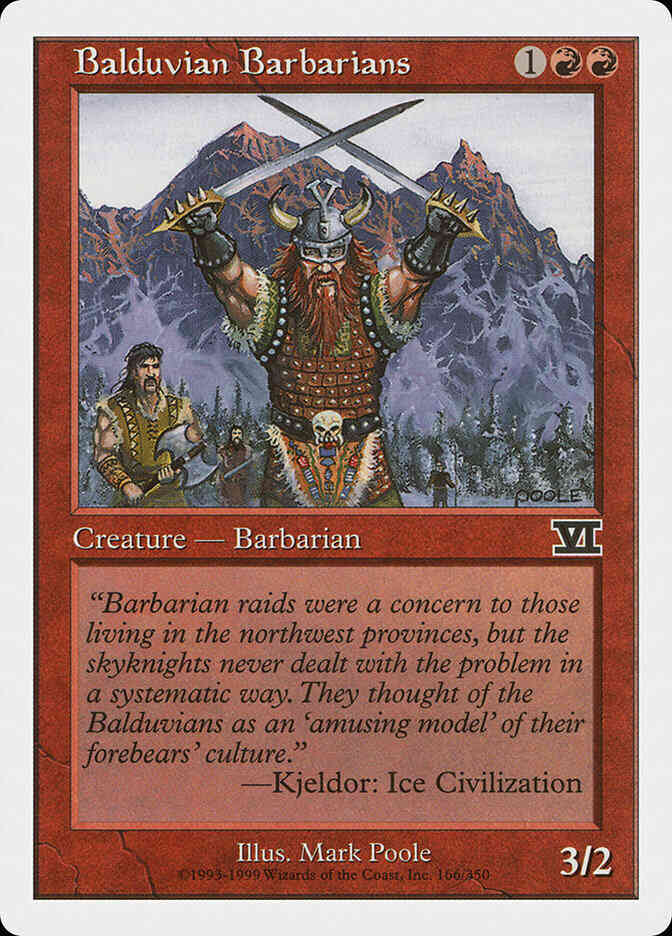 Balduvian Barbarians [166] [Classic Sixth Edition] [Non-Foil]