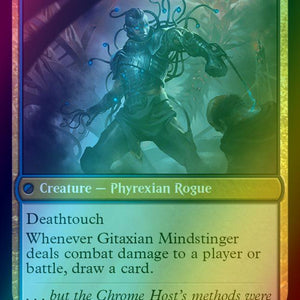 Aetherblade Agent // Gitaxian Mindstinger [88] [March of the Machine] [Foil]