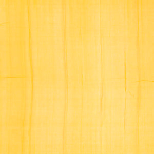 Mustard Handloom Plain Kanchipuram Silk Saree With Abstract Motifs In Border