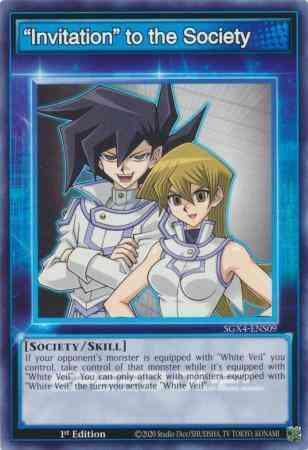 "Invitation" to the Society - SGX4-ENS09 - Common - 1st Edition