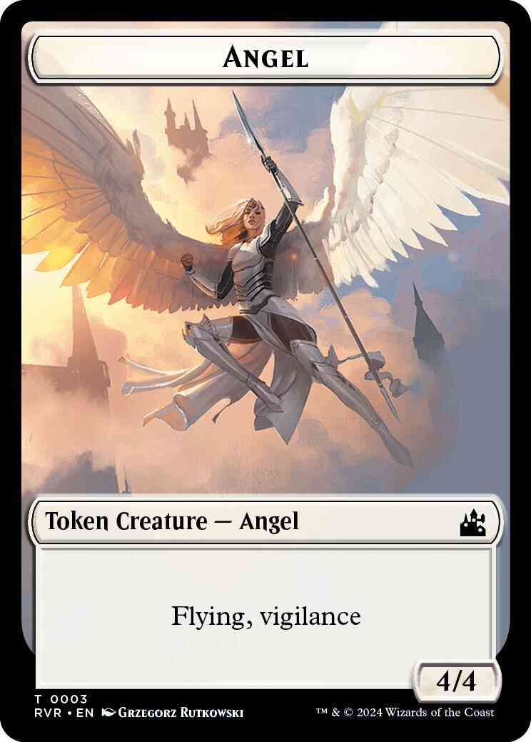 Angel Token [03] [Ravnica Remastered: Tokens] [Non-Foil]