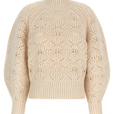 Zimmermann Hypnotic Cable Knit Sweater