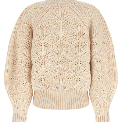 Zimmermann Hypnotic Cable Knit Sweater
