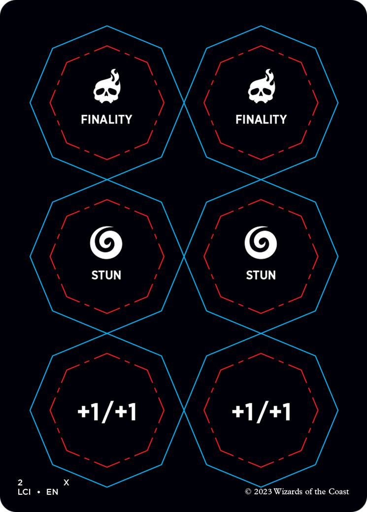 Ability Punchcard (01) // Ability Punchcard (02) [19] [The Lost Caverns of Ixalan: Tokens] [Non-Foil]