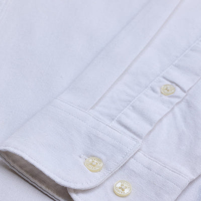 White Solid Oxford Shirt