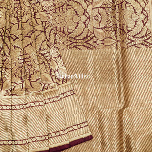 Janhvi Kapoor Inspired Pure Designer Katan Banarasi Saree