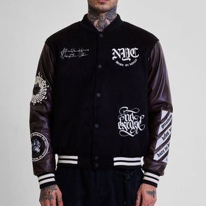 Legends Vandal Black Varsity Jacket
