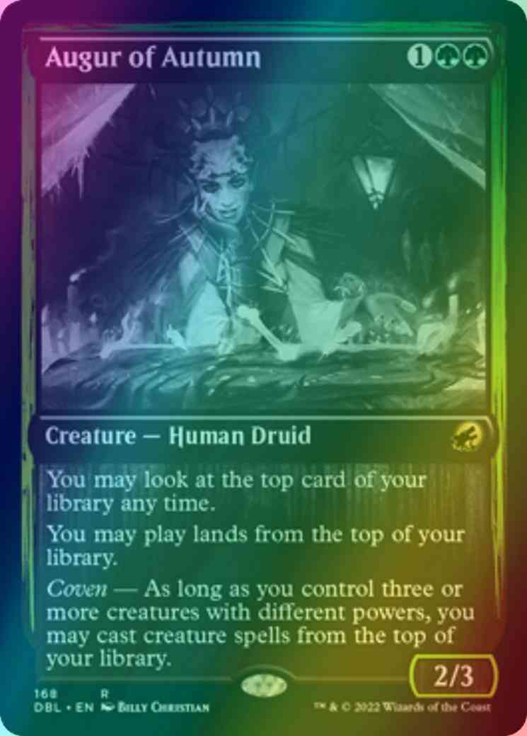 Augur of Autumn [168] [Innistrad: Double Feature] [Foil]