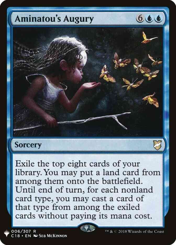 Aminatou's Augury [C18-6] [The List] [Non-Foil]