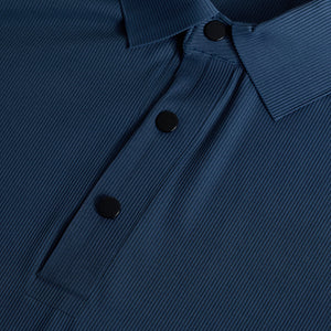 Blue Stitchless Polo T-Shirt