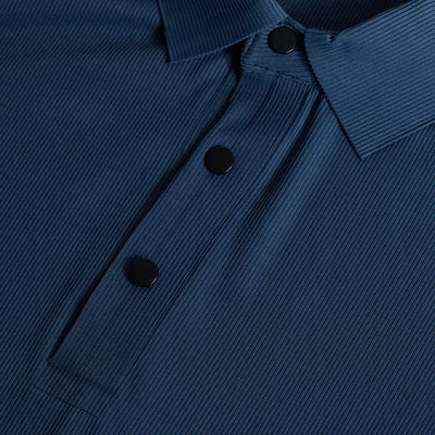 Blue Stitchless Polo T-Shirt