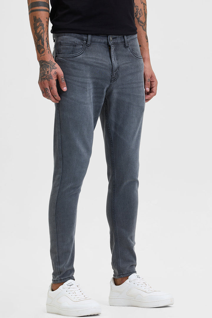 Grey Skinny Fit Jeans