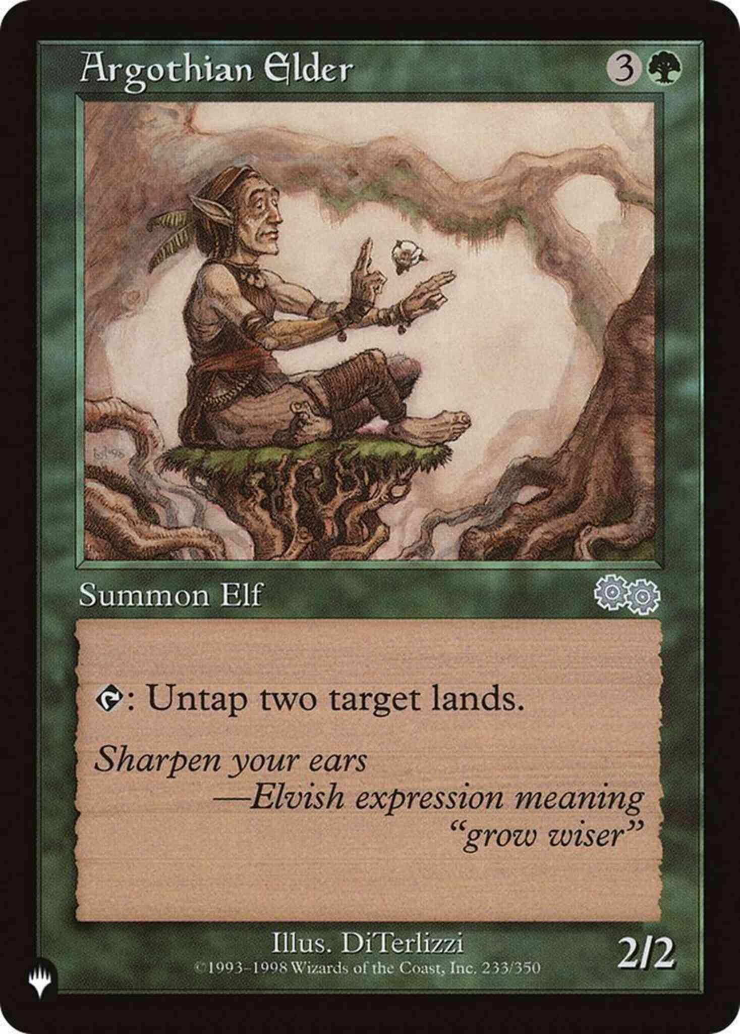 Argothian Elder [USG-233] [The List] [Non-Foil]