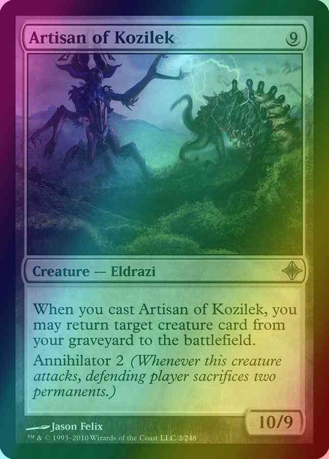 Artisan of Kozilek [2] [Rise Of The Eldrazi] [Foil]