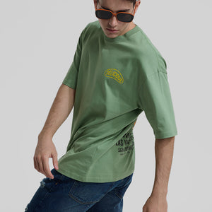 Sage Printed Oversized Fit T-Shirt