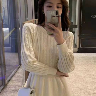 Relena Premium Knitted Woolen Dress