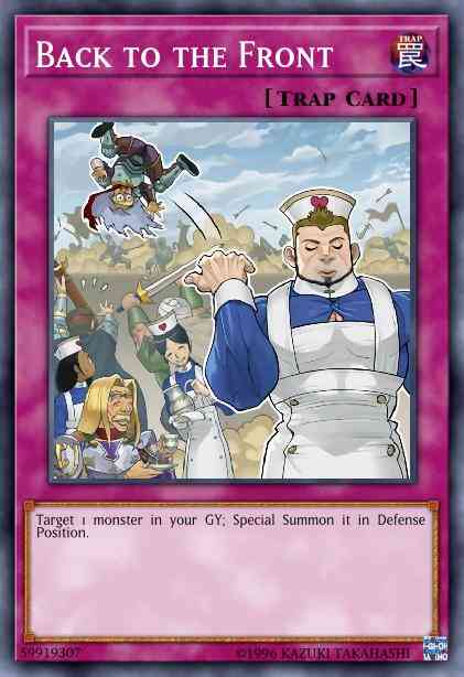 Back to the Front - MP18-EN087 - Rare - 1st Edition