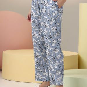 Grey Printed Rayon Co-Ords
