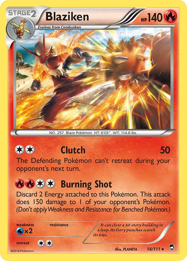 Blaziken - 14/111 - Rare Holo [xy3-14] [Holo]