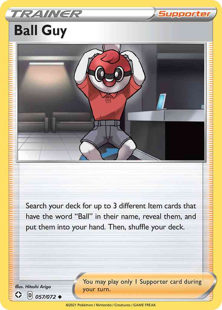 Ball Guy - 057/072 - Uncommon [swsh45-057] [Reverse Holo]