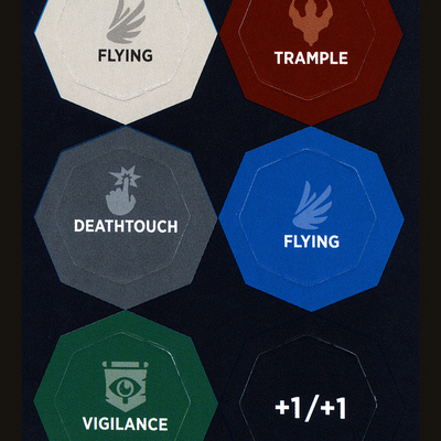 Ability Punchcard (Thick) [01/02] [14] [Ikoria Lair of Behemoths Tokens] [Non-Foil]