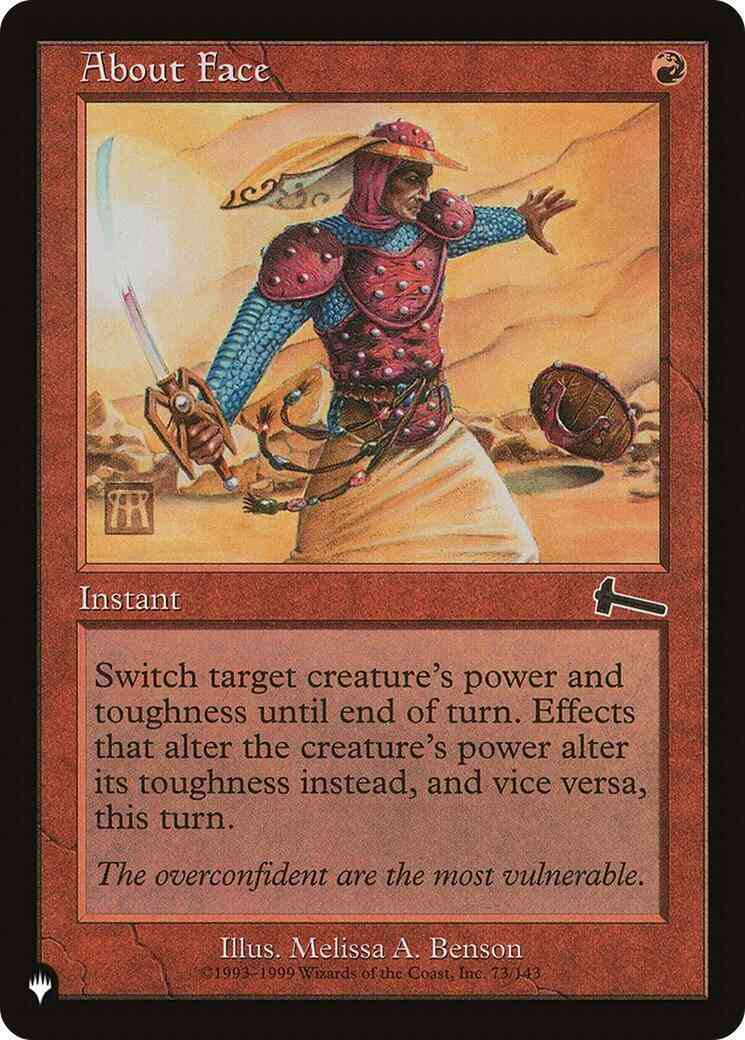 About Face [ULG-73] [The List] [Non-Foil]