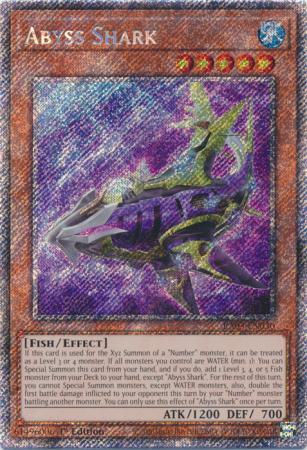 Abyss Shark - RA03-EN030 - Platinum Secret Rare - 1st Edition