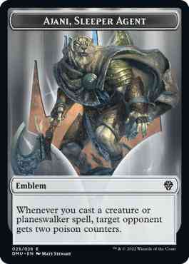 Ajani, Sleeper Agent Emblem [25] [DMU Set Symbol] [Dominaria United: Tokens] [Non-Foil]
