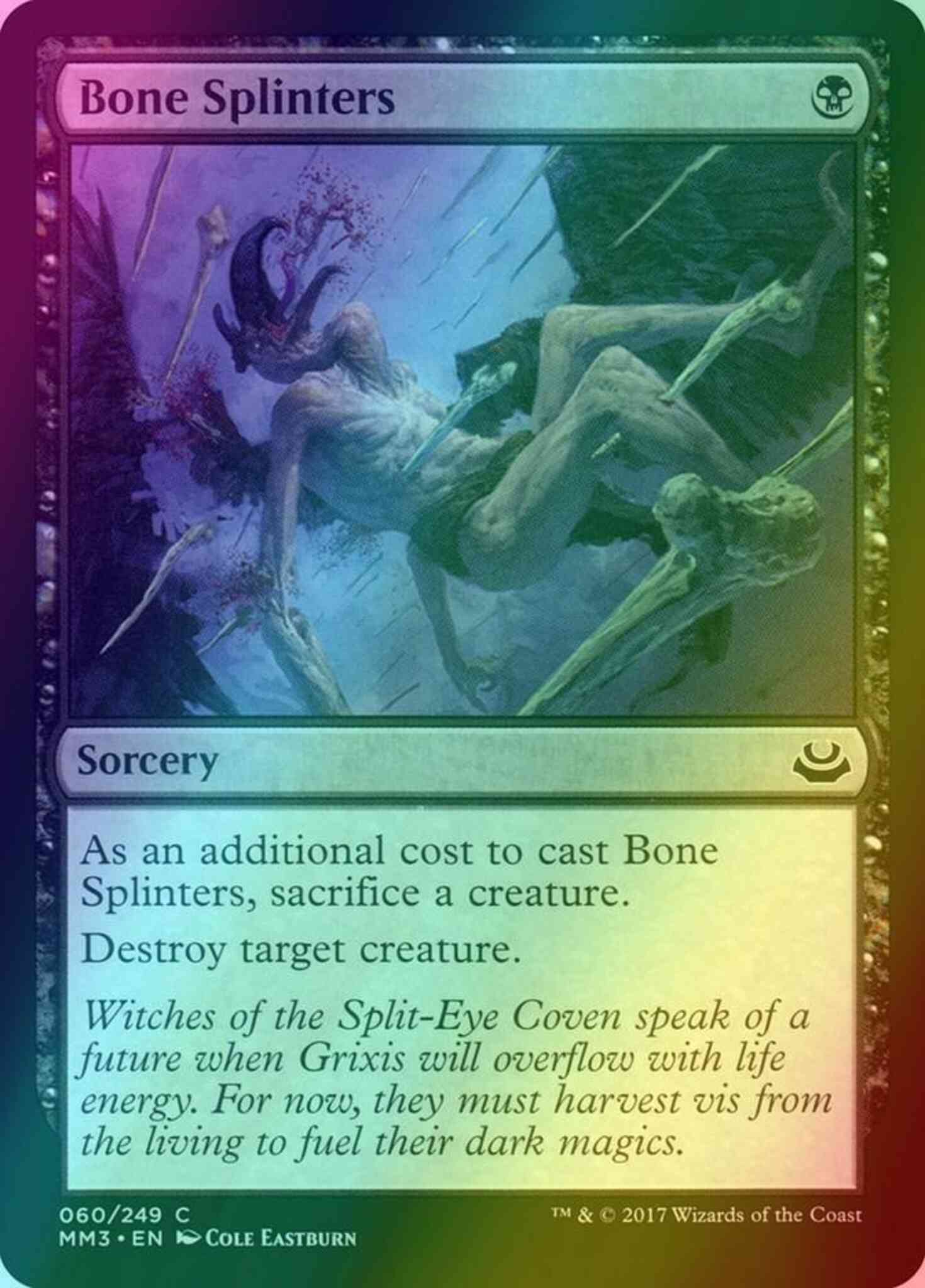 Bone Splinters [60] [Modern Masters 2017] [Foil]