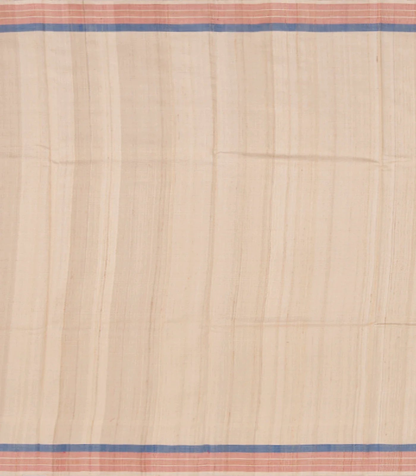 Sandal Handwoven Tussar Silk Saree With Fish & Bird Motifs in Body & Pallu-Sandal