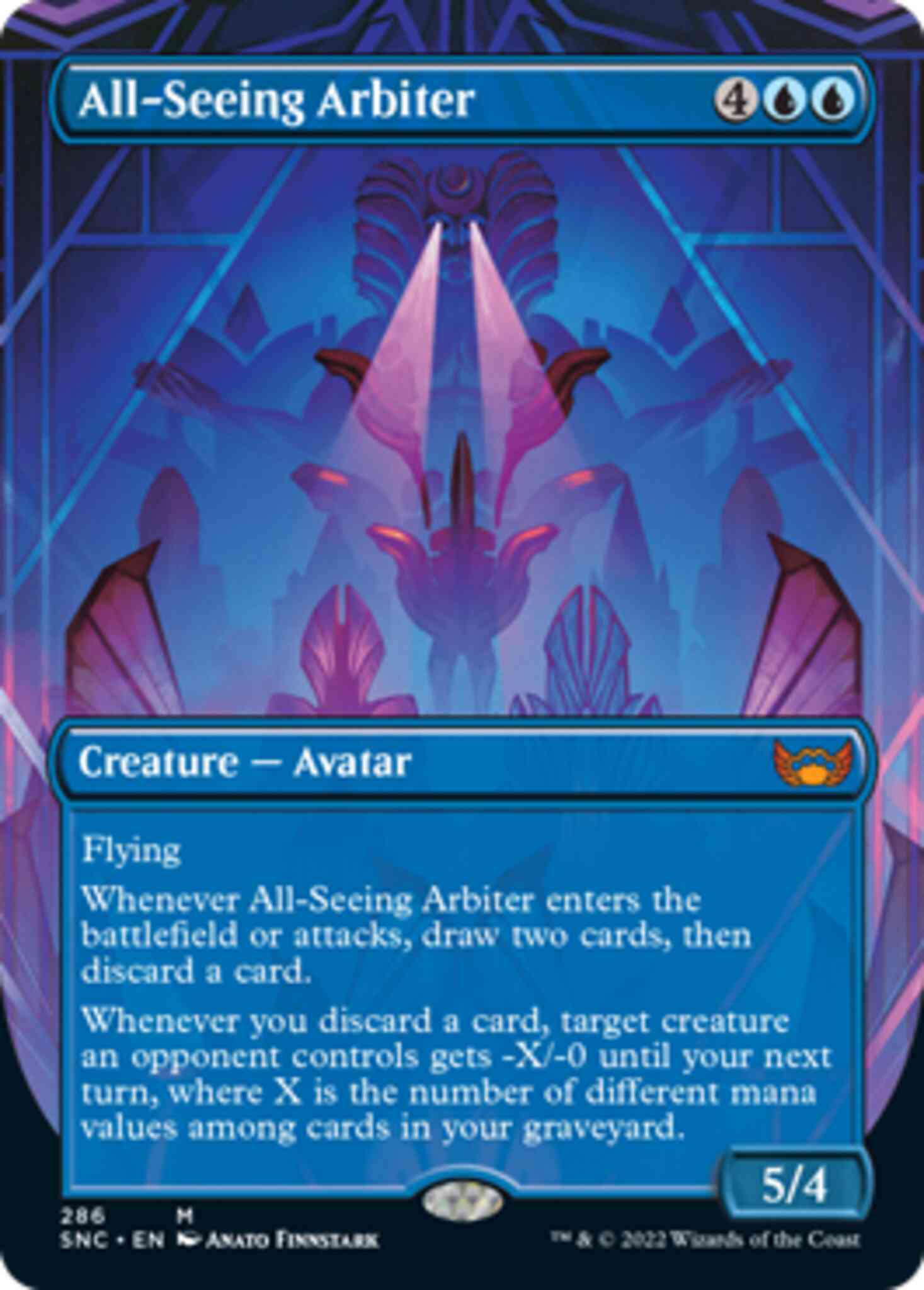 All-Seeing Arbiter [286] [Borderless] [Streets of New Capenna] [Non-Foil]