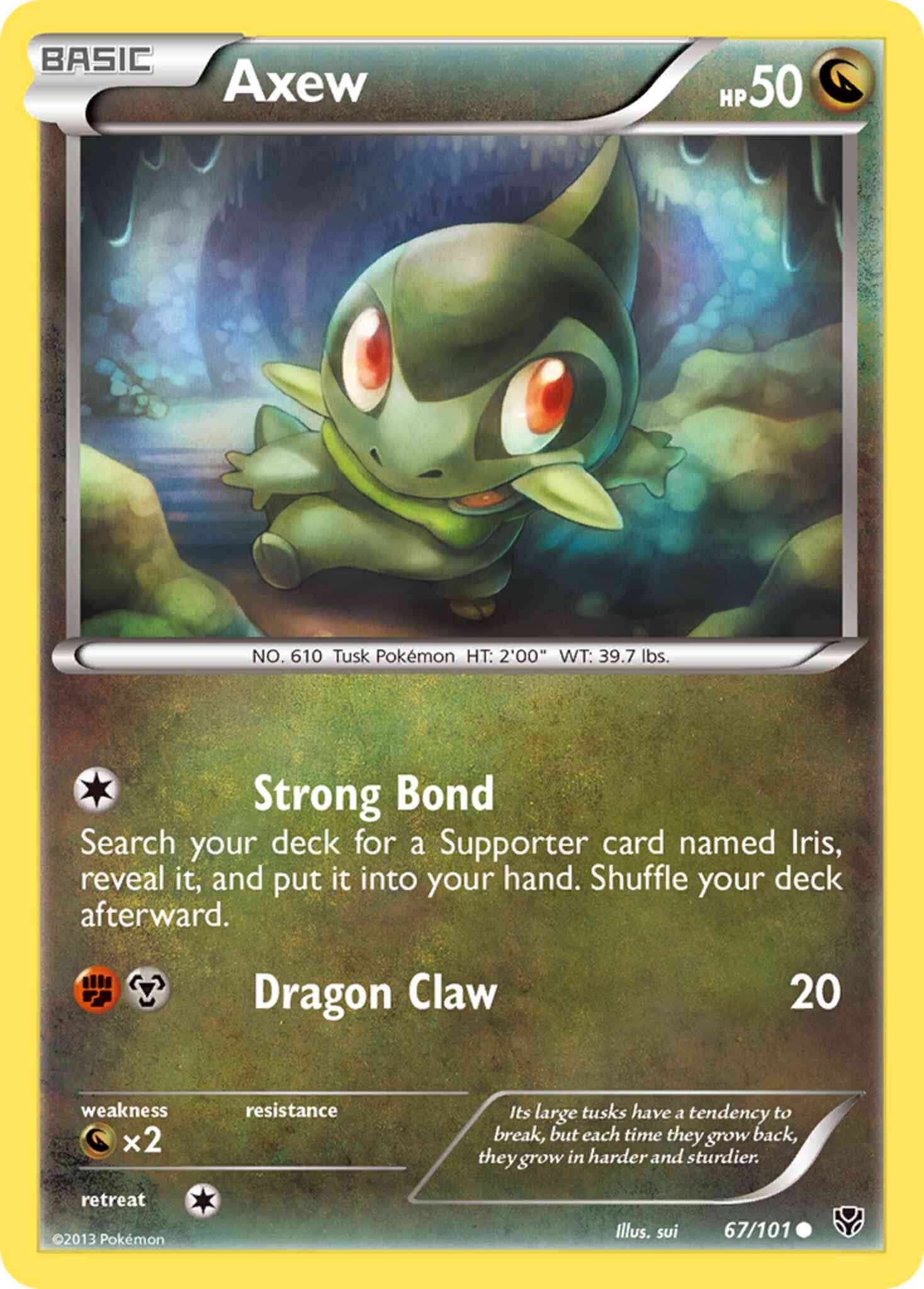 Axew - 67/101 - Common [bw10-67] [Non-Holo]