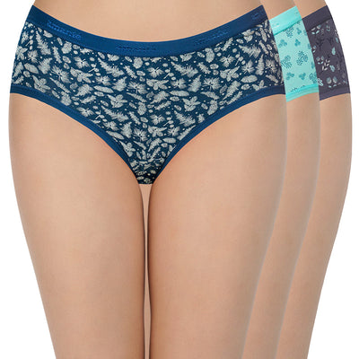 Print Low Rise Hipster Panties (Pack of 3)