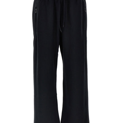 T By Alexander Wang Wide Leg W/ Logo Elastic Exposed Brief Joggers