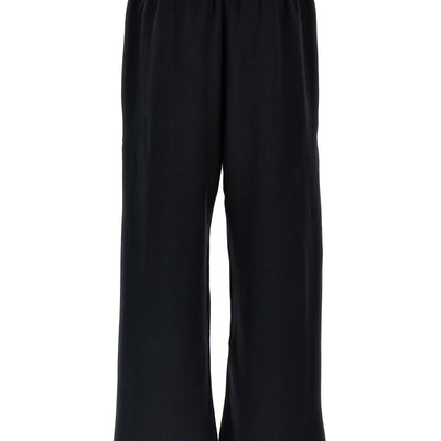 T By Alexander Wang Wide Leg W/ Logo Elastic Exposed Brief Joggers