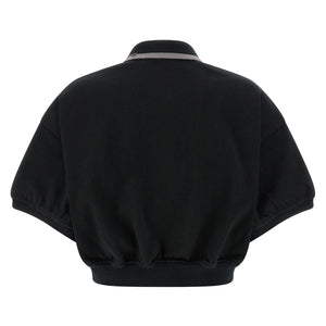 T By Alexander Wang Intarsia Collar Polo Shirt
